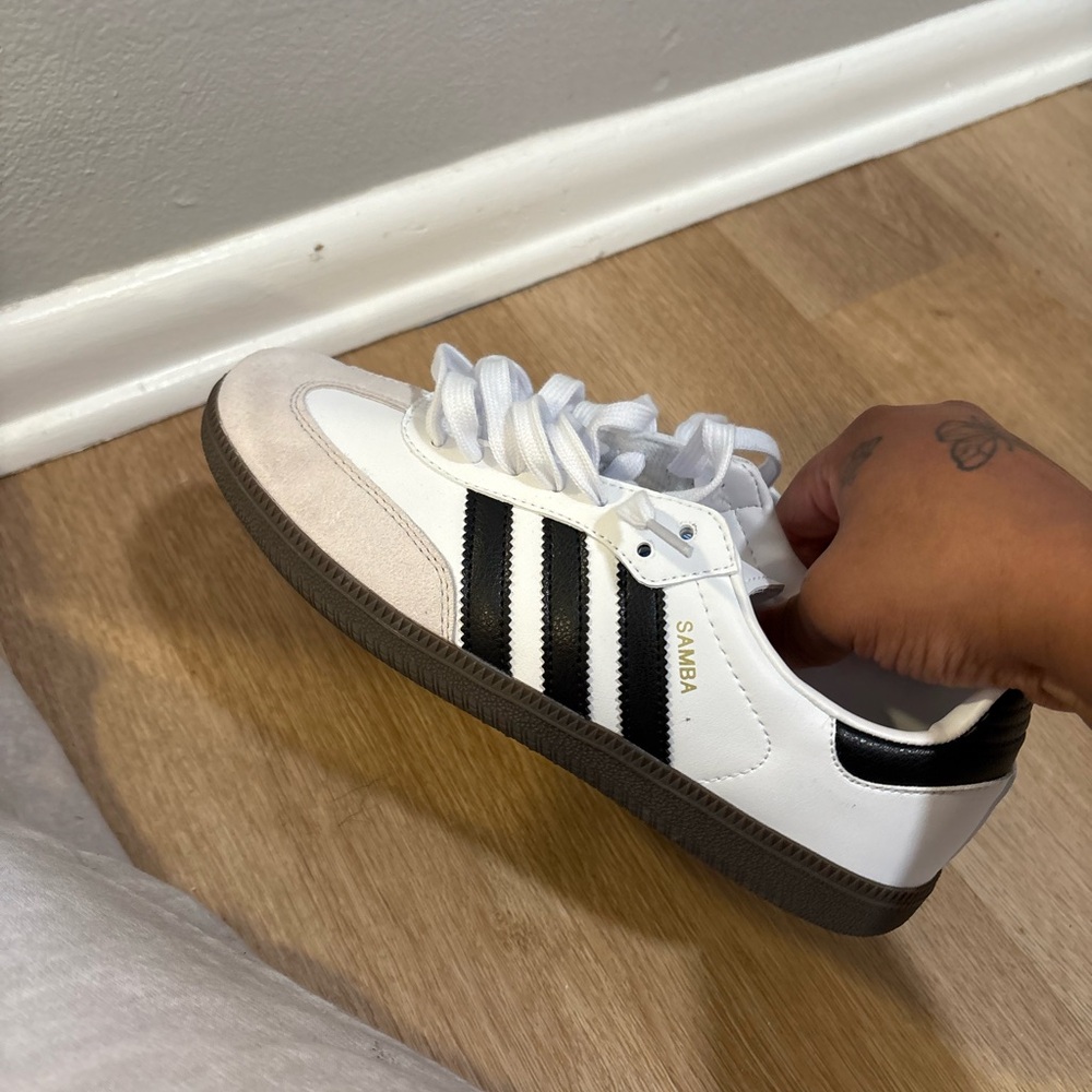 adidas Samba White Black Women's Sneakers